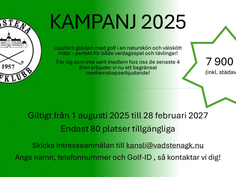 Kampanj medlemsskap 2025