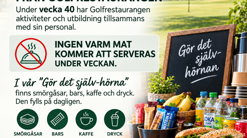 Restauranginfo vecka 40!